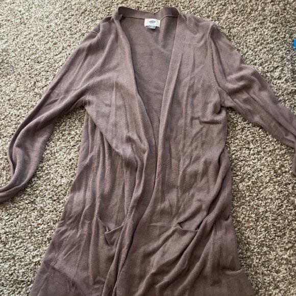 Mauve-Brown cardigan - Picture 1 of 4